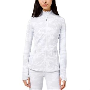 Lululemon Jacket Lux Jacquard White Camo Size 4